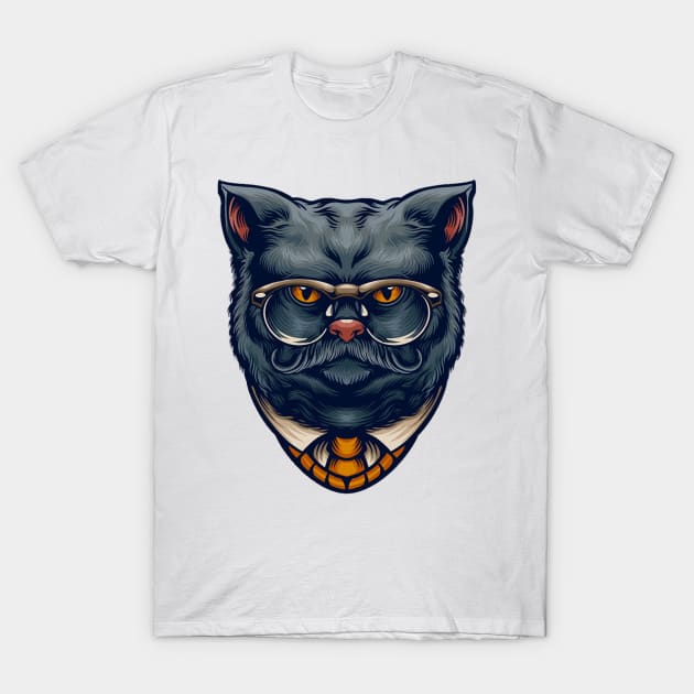 cat boss T-Shirt by GAGO5